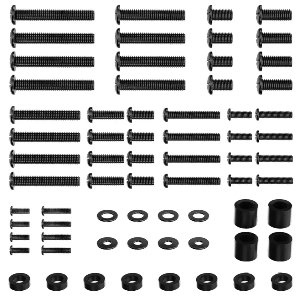 Universal TV Mount Hardware Kit Includes M4 M5 M6 M8, Fit Most up to 80 inches TV/Monitor Mounts (UVSP-N), Black