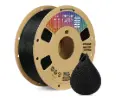 PLA Filament 1.75mm, Neatly Wound 3D Printer Filament 1kg Spool (2.2lbs), Dimensional Accuracy +/- 0.02 mm, Fit Most FDM 3D Printers (Black 1-Pack)