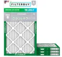 Filterbuy 16x25x1 Air Filter MERV 8 Essential Dust & Allergy Defense